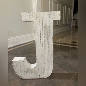 Wall decor- Letter J, 10x14 inches
